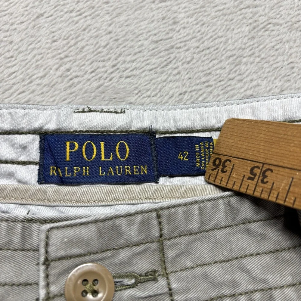 Polo Ralph Lauren Cargo Shorts Men's 42 Classic‎ Heavy Chino 10